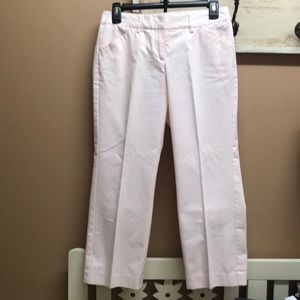 Loft soft pink editor Capris.
